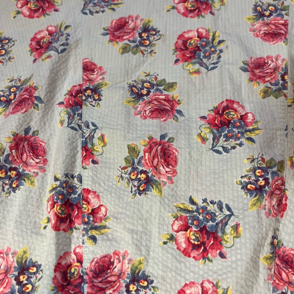 Ralph Lauren Cottage Core Sweeping A-line Prairie Floral Skirt Cotton Sz 10 - Picture 13 of 13